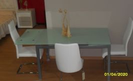 Mesa Comedor Cristal, Extensible