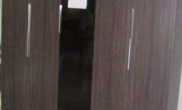 Armario 4 puertas Moderno  ceniza-1338
