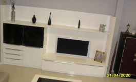 Mueble Comedor moderno lacado blanco-1608