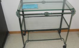 Mesa T.V. en Forja en Verde-Oxido-1535