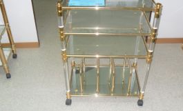 Mesa T,V, en Metacrilato y Dorado-1534