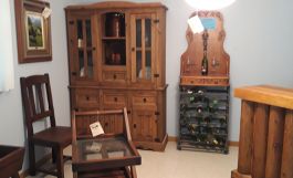 Vitrina Rústica en madera de Abeto-114755